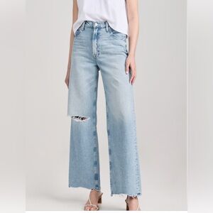 MOTHER High Rise Light Blue Jeans